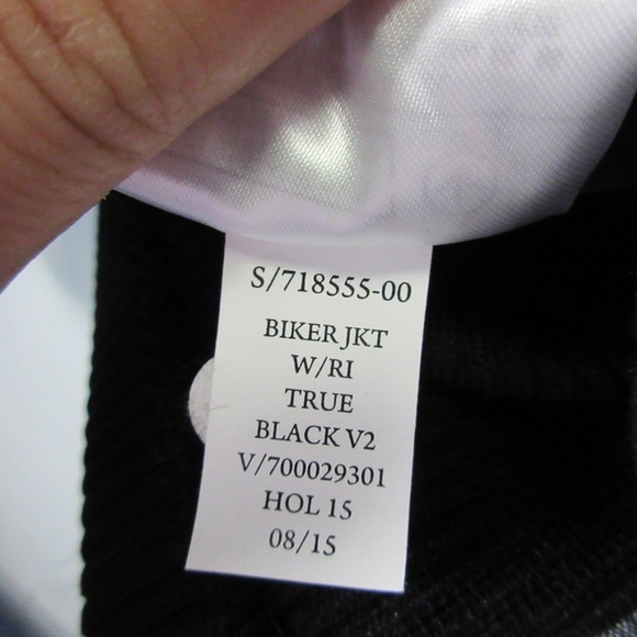 GAP Biker Jacket Women XL Black Cotton Blend Zip Up Moto Minimalist Luxury 780 - Picture 5 of 11